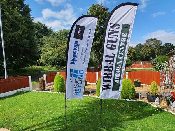 feather flags for events