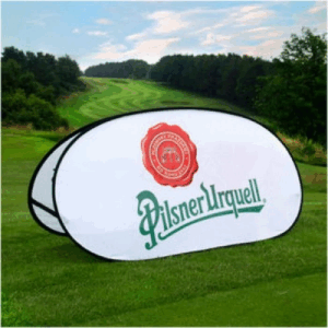 Pop Out Golf Banners