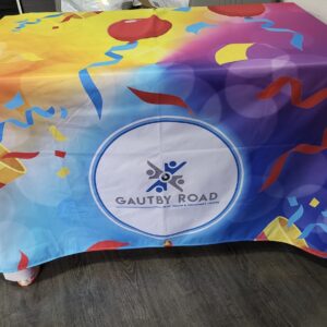 Printed tablecloth
