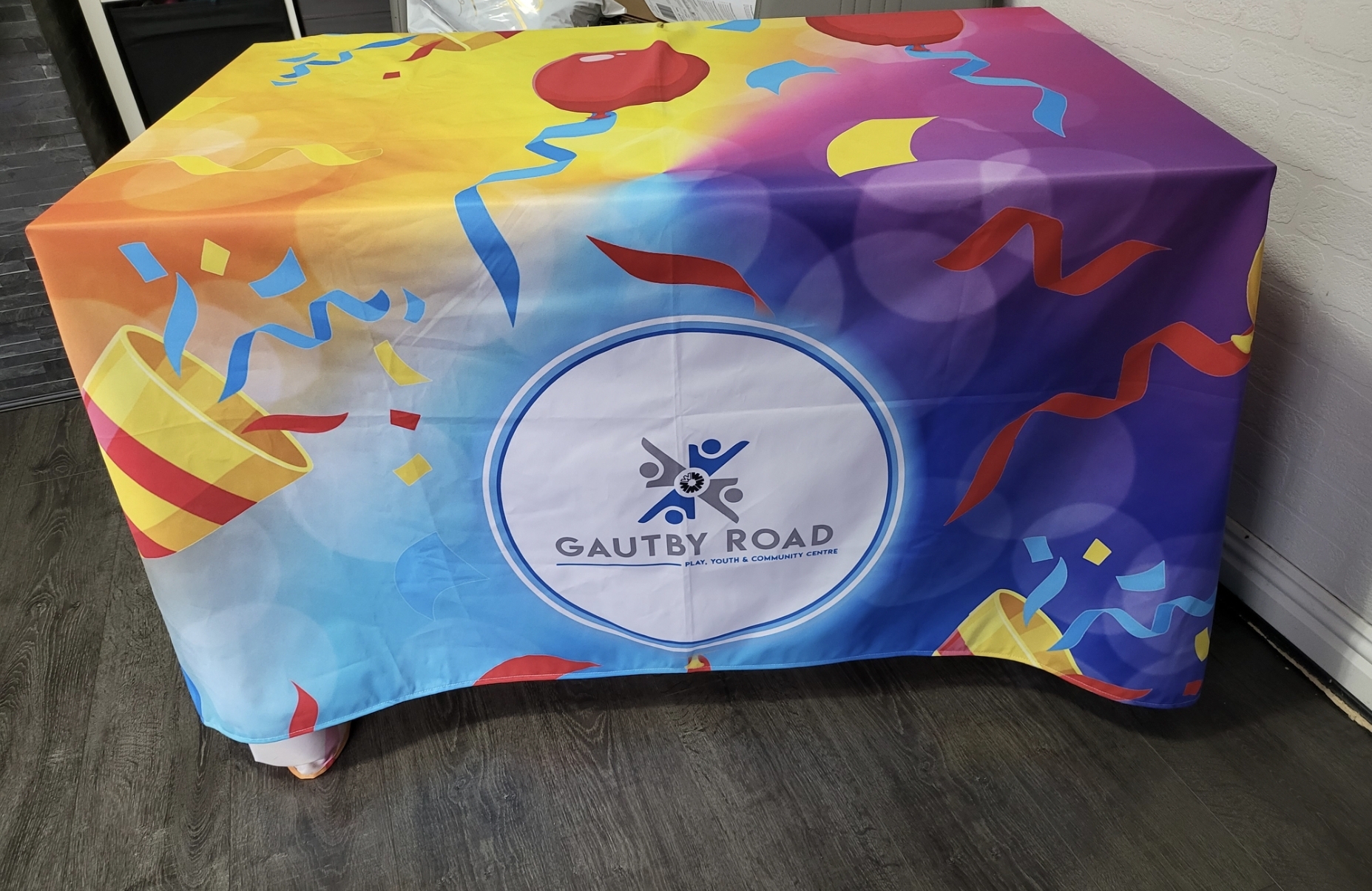 Printed tablecloth