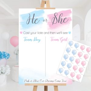 boy or girl Poster with stickers